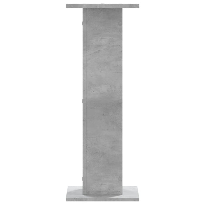 vidaXL Supporti Altoparlanti 2 pz Grigio 30x30x80 cm Legno Multistrato
