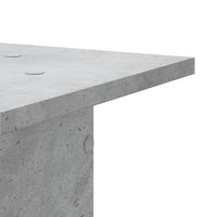 Supporti Altoparlanti 2 pz Grigio 30x30x95 cm Legno Multistrato 852675