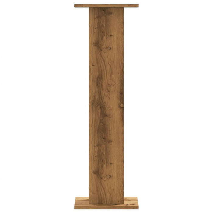 Supporti Altoparlanti 2 pz Rovere 30x30x95 cm in Multistrato