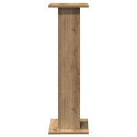 Supporti Altoparlanti 2 pz Rovere 30x30x95 cm in Multistrato 852680