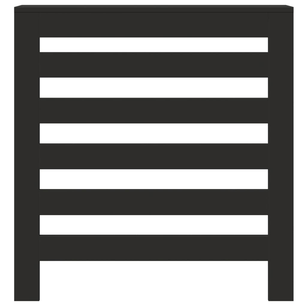 Copertura Termosifone Nera 78x20x82 cm Legno Multistrato 852682