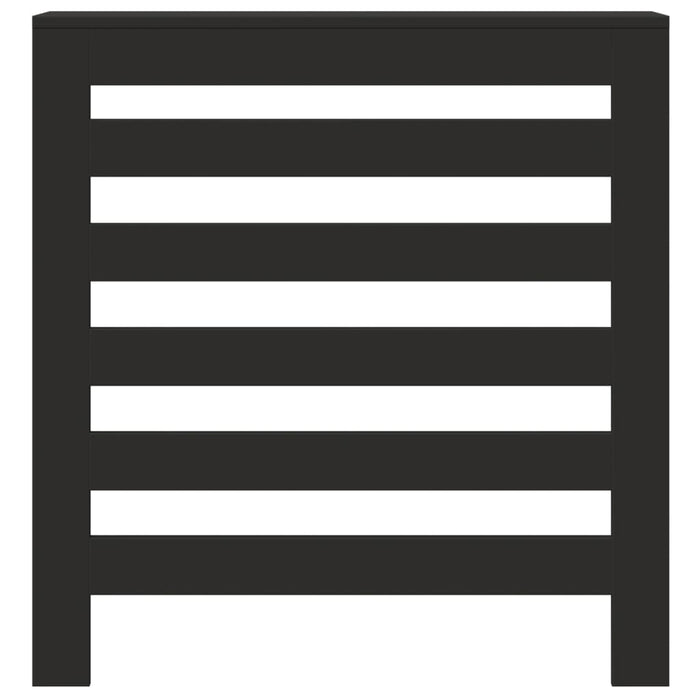 Copertura Termosifone Nera 78x20x82 cm Legno Multistrato 852682