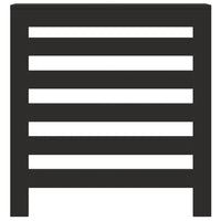 Copertura Termosifone Nera 78x20x82 cm Legno Multistrato