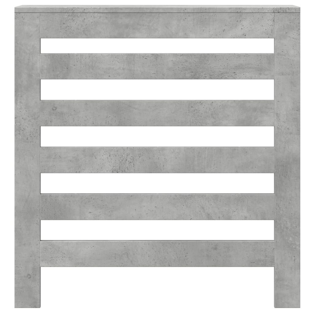 vidaXL Copertura Termosifone Grigio Cemento 78x20x82 Legno Multistrato