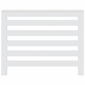 Copertura Termosifone Bianca 104x20x82 cm in Legno Multistrato 852690