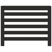 vidaXL Copertura Termosifone Nera 104x20x82 cm Legno Multistrato