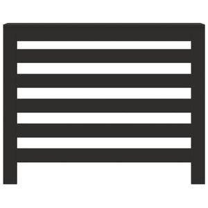 vidaXL Copertura Termosifone Nera 104x20x82 cm Legno Multistrato