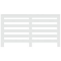 vidaXL Copertura Termosifone Bianca 149x20x82 cm Legno Multistrato