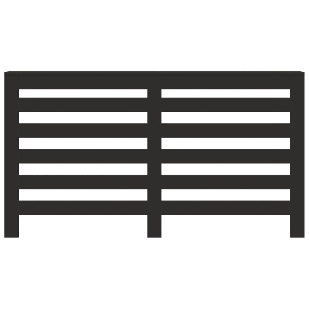 Copertura Termosifone Nera 149x20x82 cm Legno Multistrato 852700