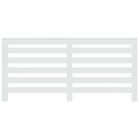 vidaXL Copertura Termosifone Bianca 175x20x82 cm in Legno Multistrato