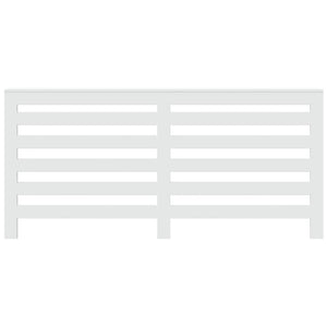 Copertura Termosifone Bianca 175x20x82 cm in Legno Multistrato 852708