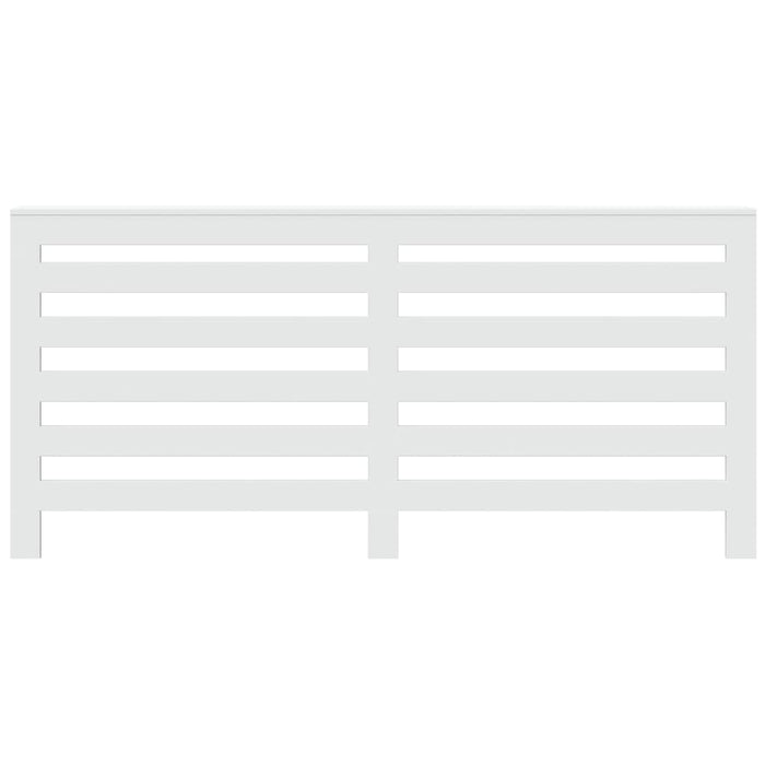 Copertura Termosifone Bianca 175x20x82 cm in Legno Multistrato 852708