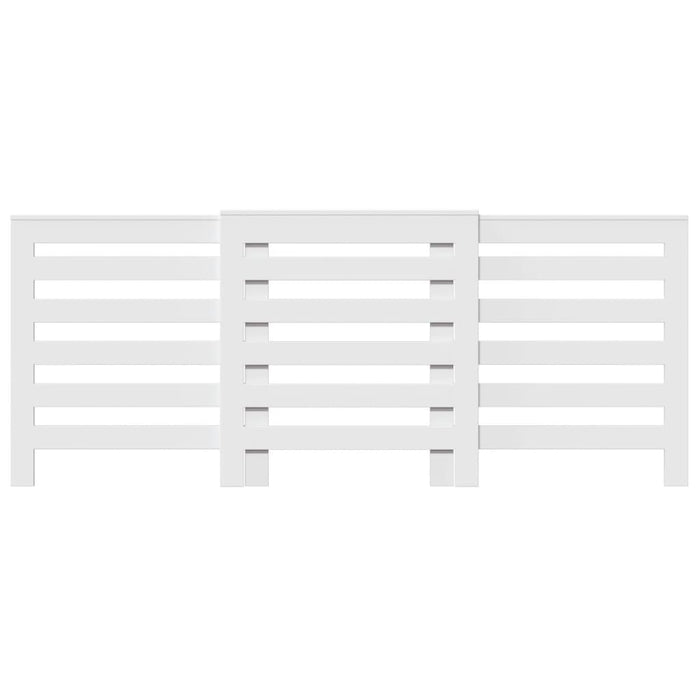 Copertura Termosifone Bianca 205x21,5x83,5 cm Legno Multistrato 852717