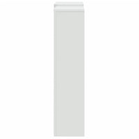 Copertura Termosifone Bianca 205x21,5x83,5 cm Legno Multistrato 852717