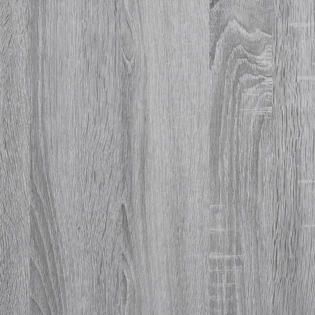 vidaXL Copertura Termosifone Grigio Sonoma 205x21,5x83,5cm Multistrato