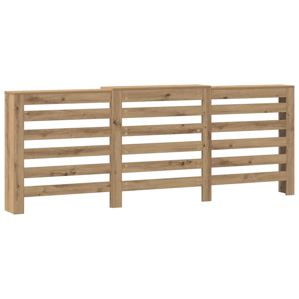 Copertura Termosifone Rovere Artigianale 205x21,5x83,5 cm Legno 852725