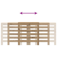 Copertura Termosifone Rovere Artigianale 205x21,5x83,5 cm Legno 852725