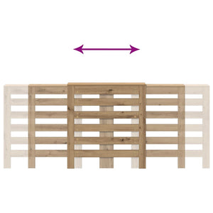 Copertura Termosifone Rovere Artigianale 205x21,5x83,5 cm Legno 852725