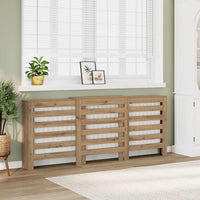 Copertura Termosifone Rovere Artigianale 205x21,5x83,5 cm Legno 852725