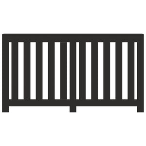 Copertura Termosifone Nera 149x20x82 cm Legno Multistrato 852745