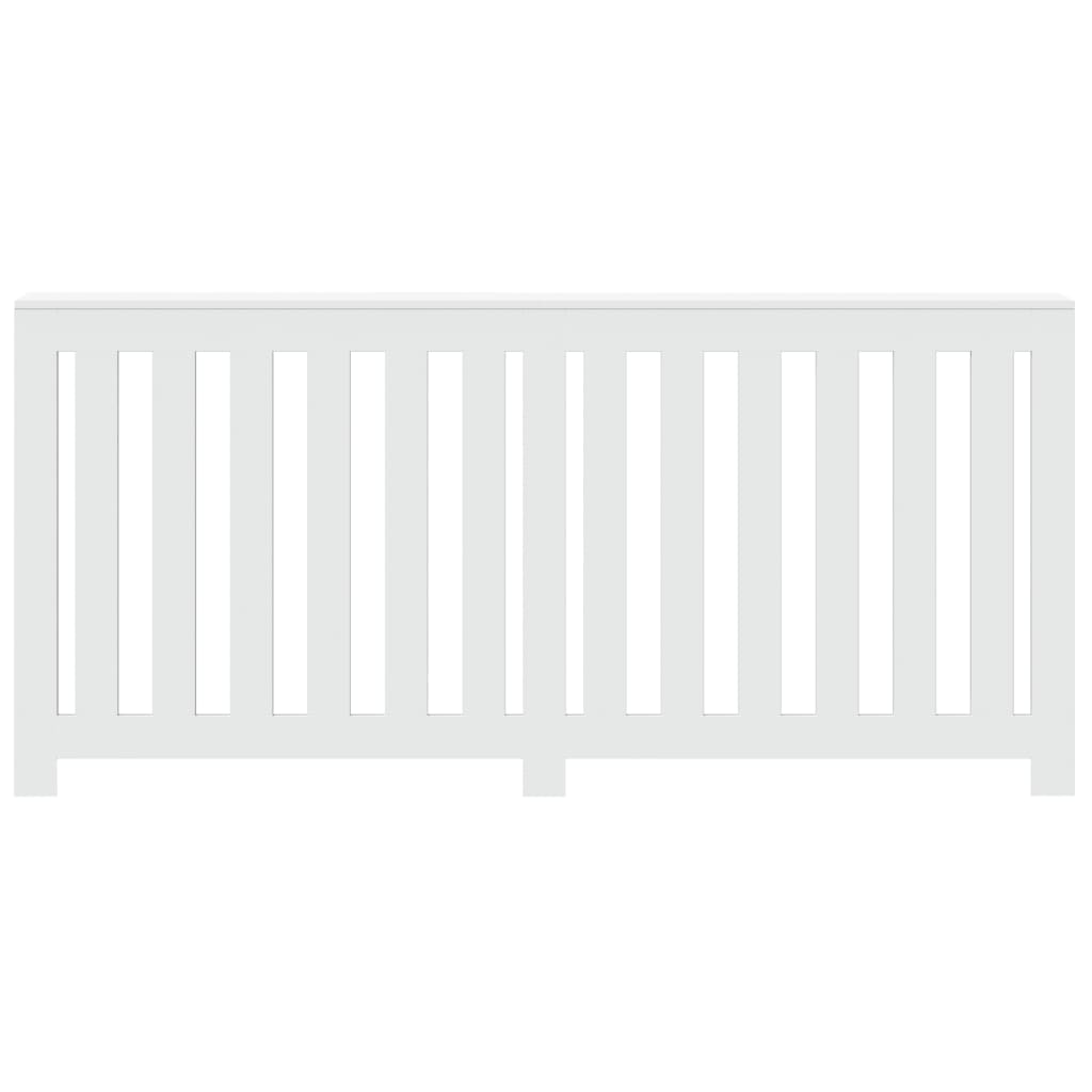 Copertura Termosifone Bianca 175x20x82 cm in Legno Multistrato 852753