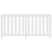 Copertura Termosifone Bianca 175x20x82 cm in Legno Multistrato