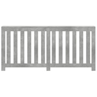 vidaXL Copertura Termosifone Grigio Cemento 175x20x82cm in Multistrato