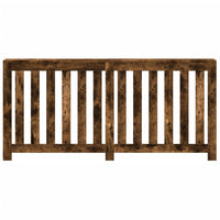 vidaXL Copertura Termosifone Rovere Fumo 175x20x82cm Legno Multistrato