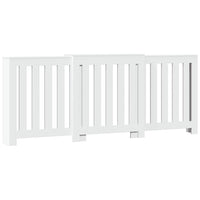 Copertura Termosifone Bianca 205x21,5x83,5 cm Legno Multistrato 852762