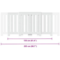 Copertura Termosifone Bianca 205x21,5x83,5 cm Legno Multistrato 852762