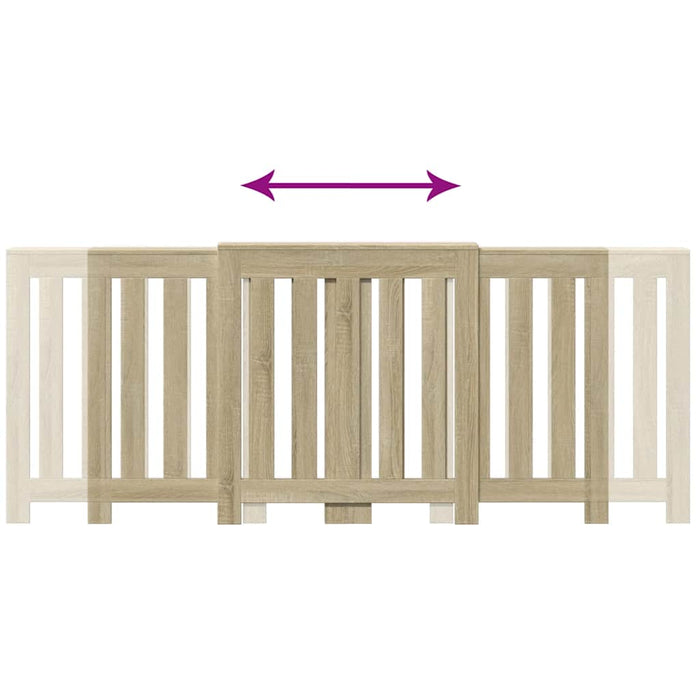 Copertura Termosifone Rovere Sonoma 205x21,5x83,5cm Multistrato 852764