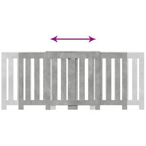 Copertura Termosifone Grigio Cemento 205x21,5x83,5 Multistrato