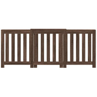 vidaXL Copertura Termosifone Rovere Marrone 205x21,5x83,5 Multistrato