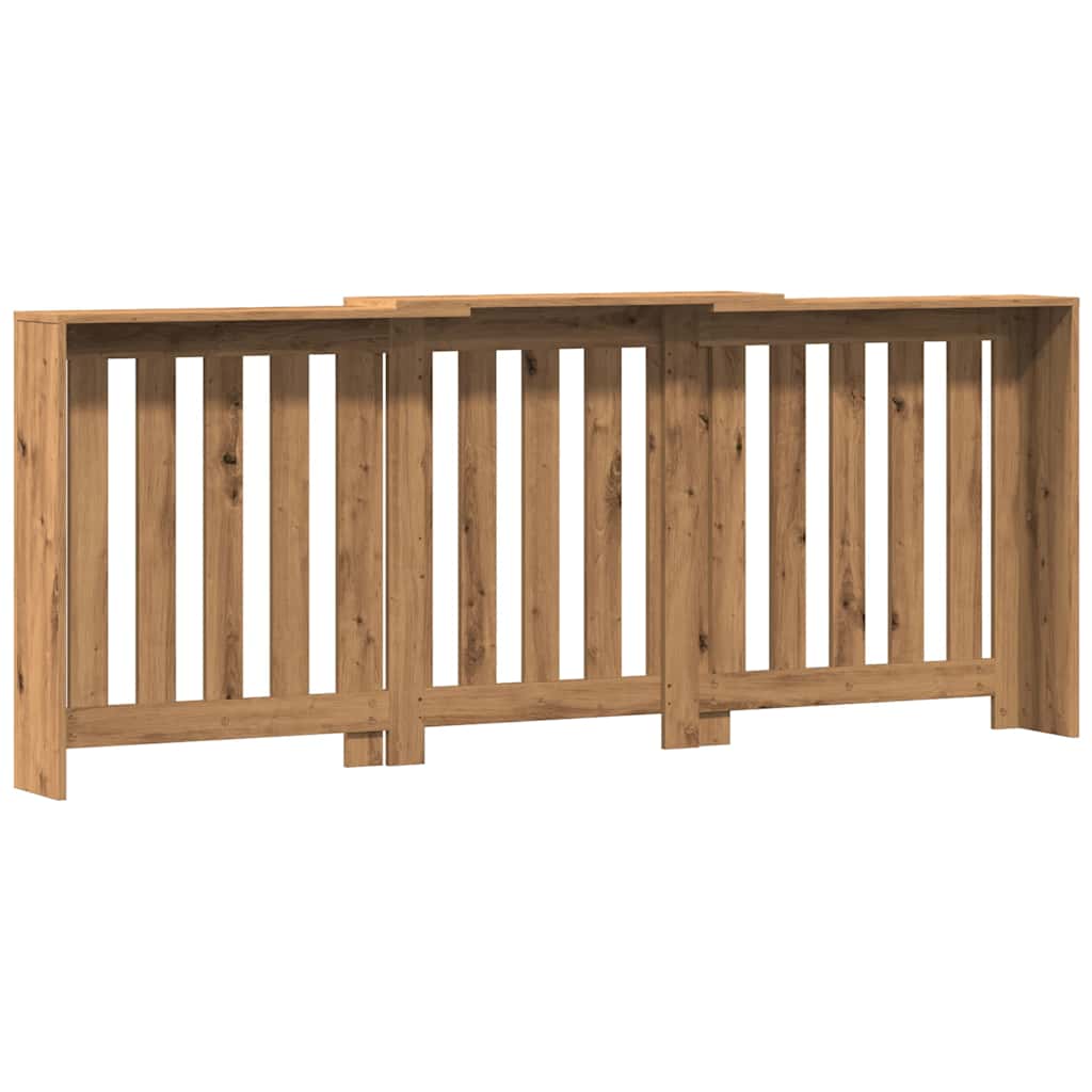 Copertura Termosifone Rovere Artigianale 205x21,5x83,5 cm Legno
