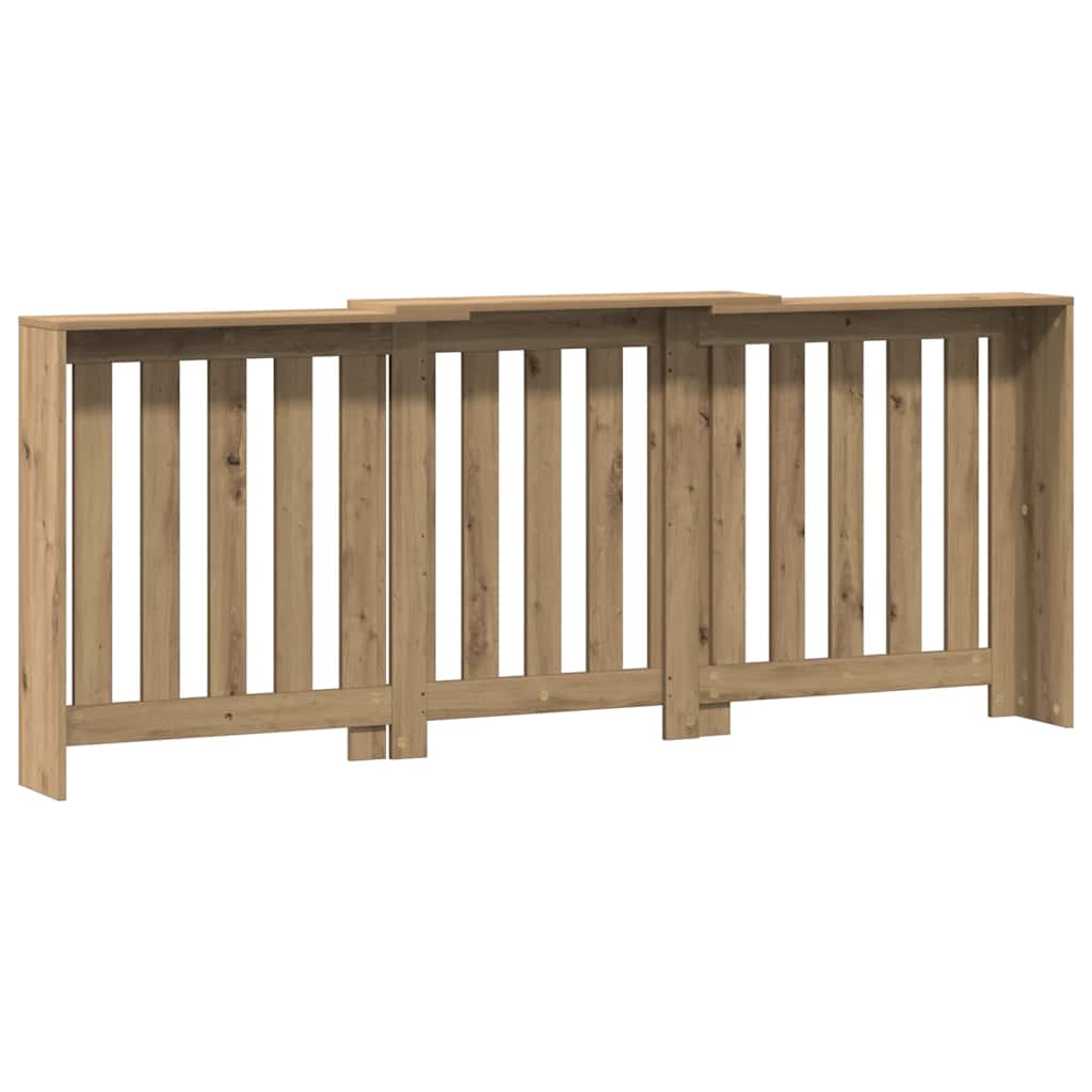 Copertura Termosifone Rovere Artigianale 205x21,5x83,5 cm Legno 852770