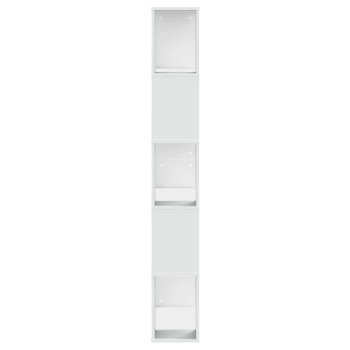 Libreria 5 Ripiani Bianca 80,5x23,5x162,5cm Legno Multistrato 852771