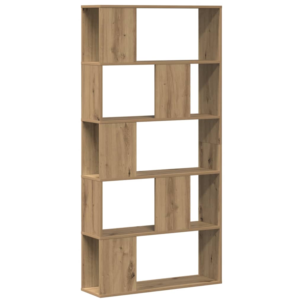 Libreria 5 Piani Rovere Artigianale 80,5x23,5x162,5 Multistrato 852779