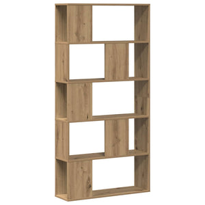 Libreria 5 Piani Rovere Artigianale 80,5x23,5x162,5 Multistrato 852779