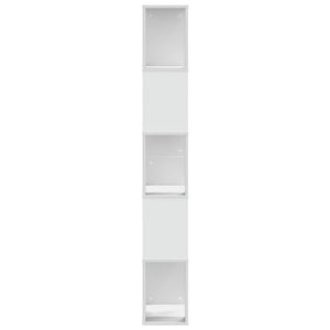Libreria 5 Ripiani Bianca 45x23,5x162,5cm Legno Multistrato 852780