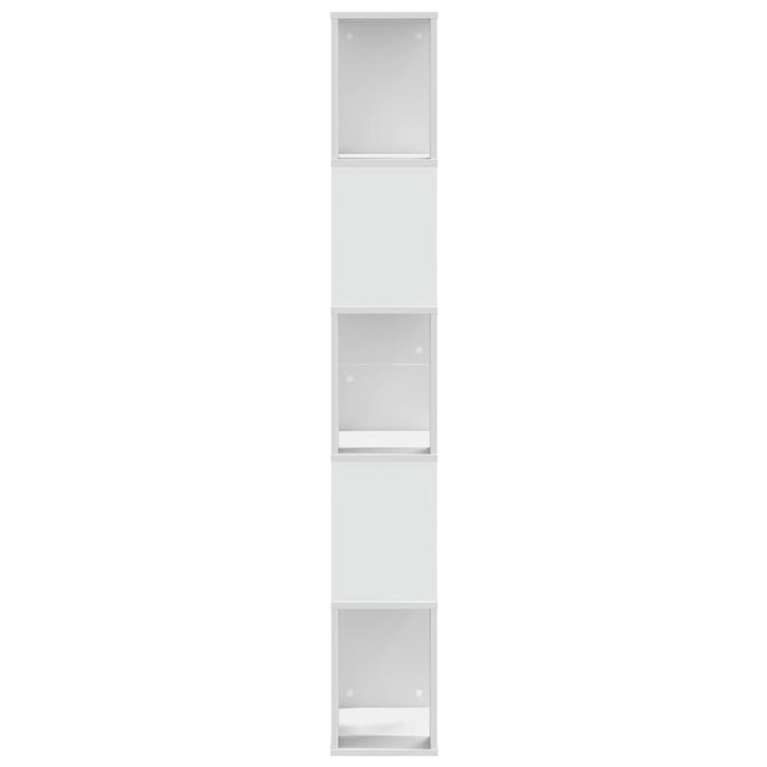 Libreria 5 Ripiani Bianca 45x23,5x162,5cm Legno Multistrato 852780