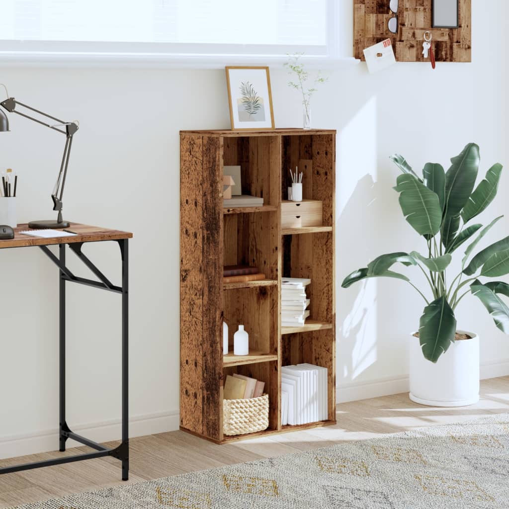 vidaXL Libreria Legno Antico 50x25x105 cm in Legno Multistrato