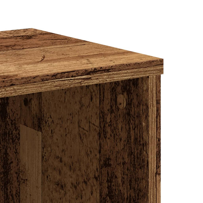 vidaXL Libreria Legno Antico 50x25x105 cm in Legno Multistrato