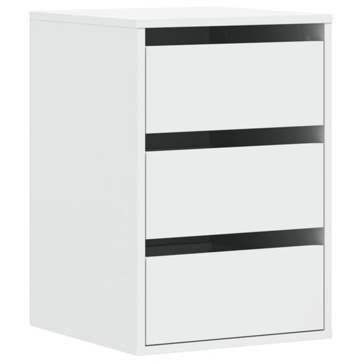 Cassettiera Bianca 40x41x58 cm in Legno Multistrato 852834