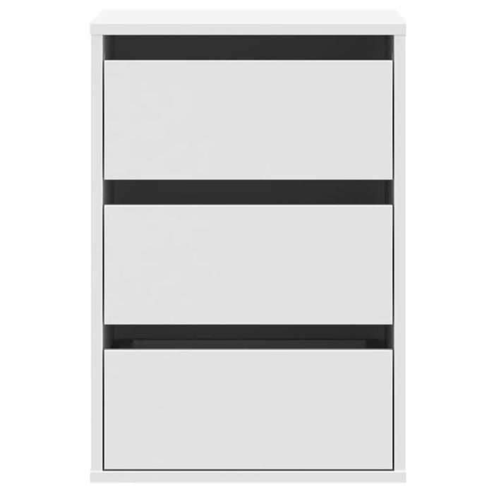 Cassettiera Bianca 40x41x58 cm in Legno Multistrato 852834