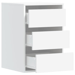 Cassettiera Bianca 40x41x58 cm in Legno Multistrato 852834