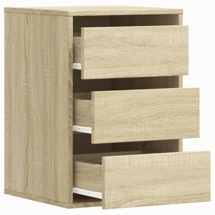 Cassettiera Angolare Rovere Sonoma 40x41x58cm Legno Multistrato 852836
