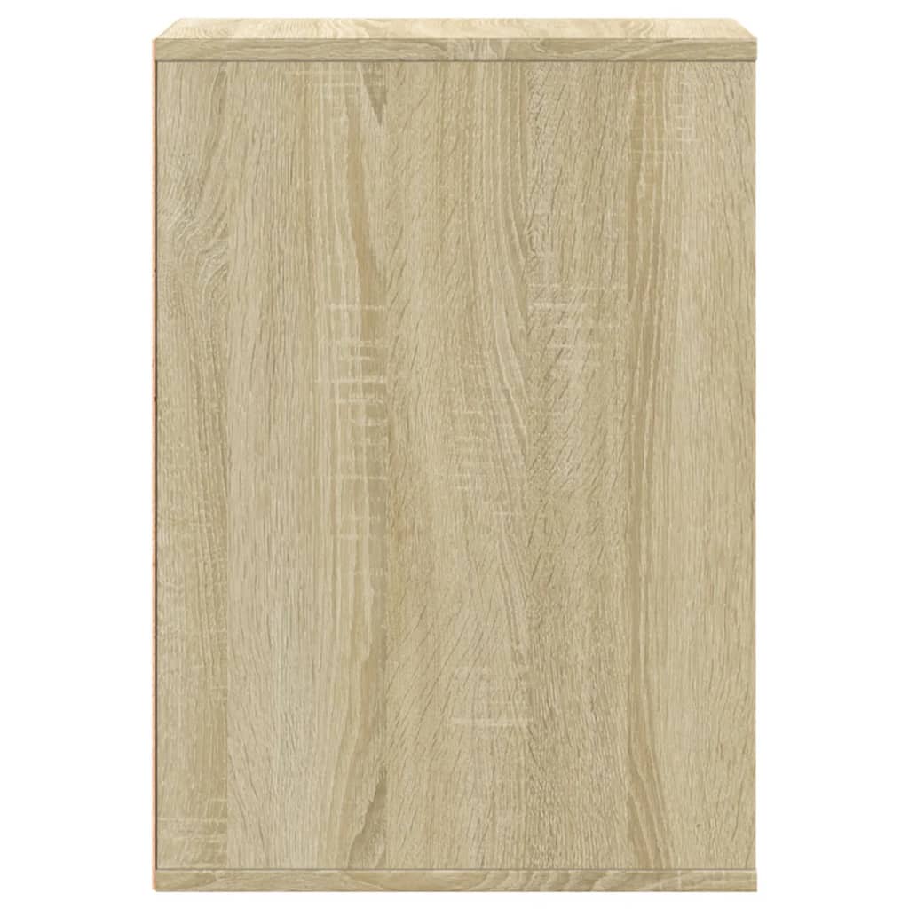 Cassettiera Angolare Rovere Sonoma 40x41x58cm Legno Multistrato 852836