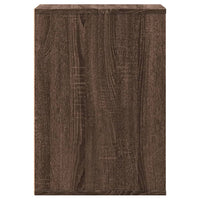 Cassettiera Angolo Rovere Marrone 40x41x58cm Legno Multistrato