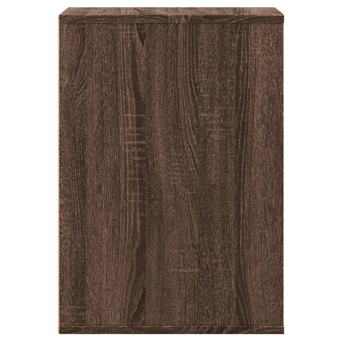 Cassettiera Angolo Rovere Marrone 40x41x58cm Legno Multistrato