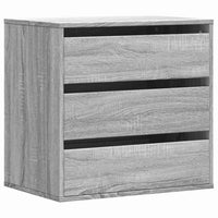 Cassettiera Angolare Grigio Sonoma 60x41x58cm Legno Multistrato 852848